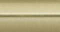 Select Empire 3/4" 6 Foot Smooth Complete Drapery Rod Set Color Option Satin Brass